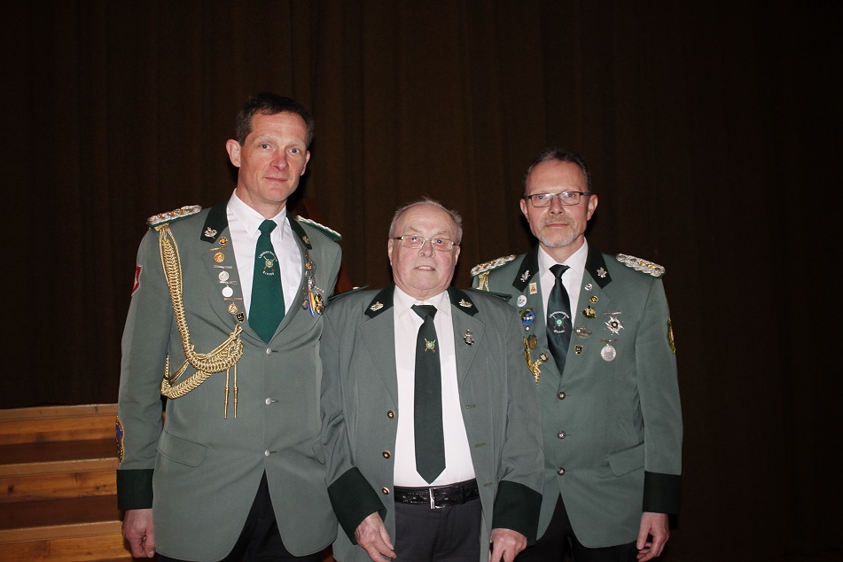 Christian Tewes (links), Willi Roggenbach (mittig), Elmar Tönnies(rechts)